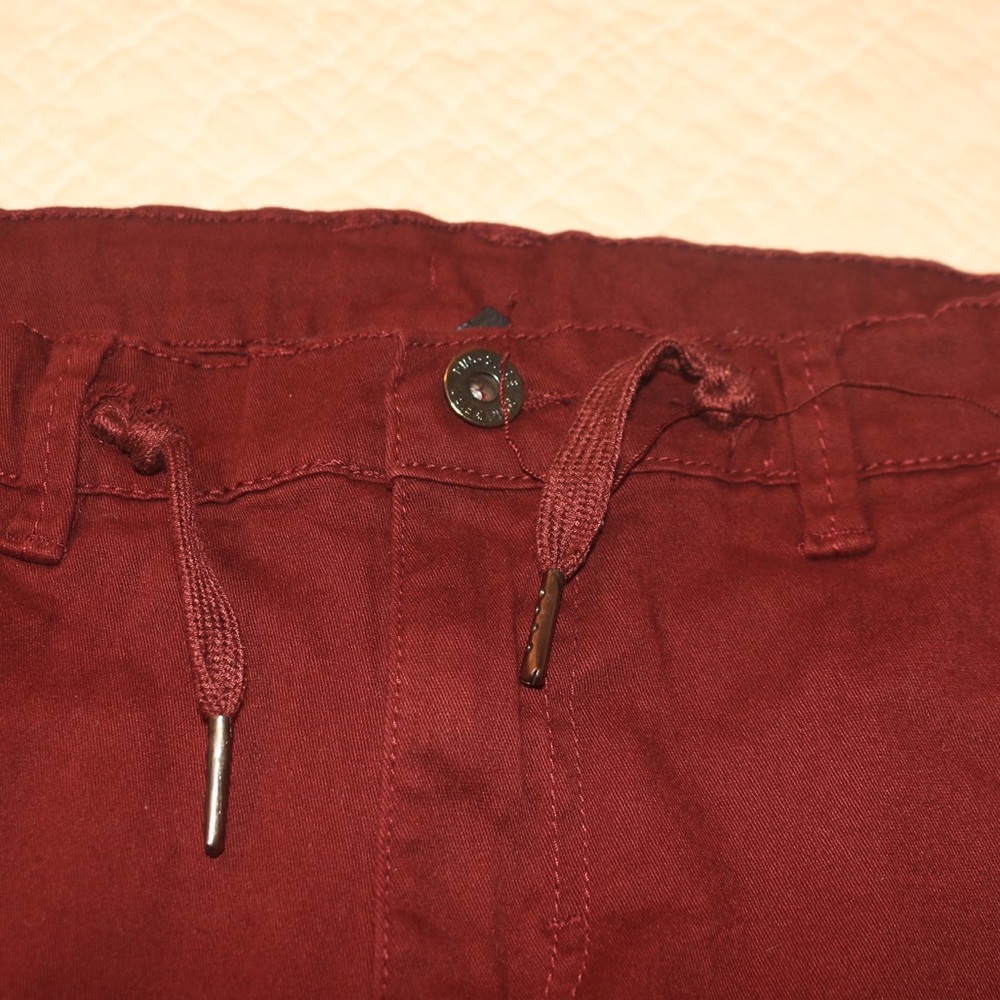 🦋 Ring of Fire Like New Boy’s Red Burgundy Pants - Picture 5 of 8